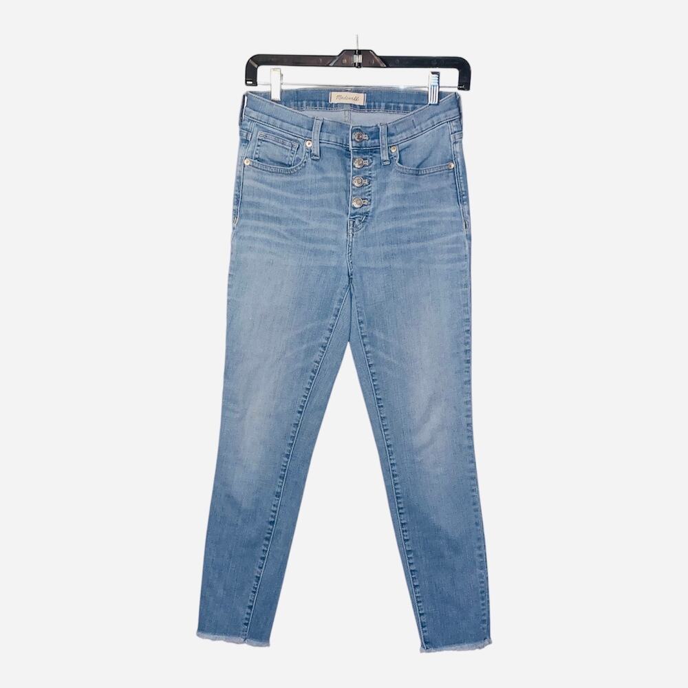Madewell 10 Inch High Rise Skinny Crop Jeans
